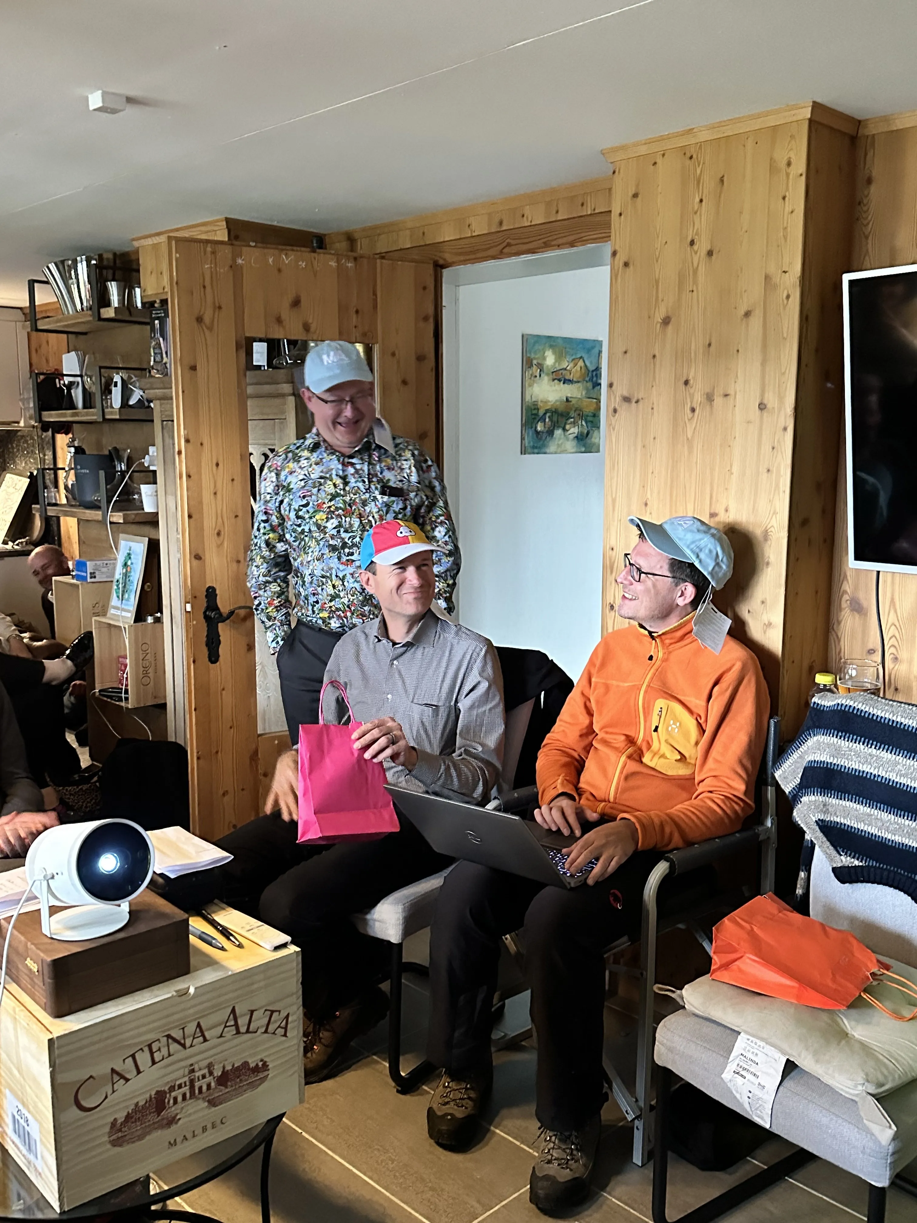 Previse guys in a cozy room up in Wallis.